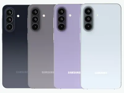 Samsung Galaxy A57 All Colors 3D model