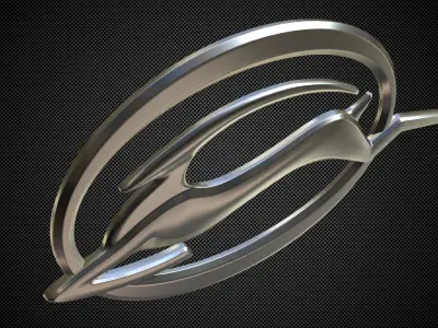 impala logo 3D model