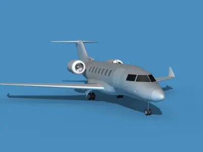 Bombardier CL-604 Challenger V00 3D model