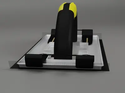 Realistic Sanding Block Low-poly 3D model