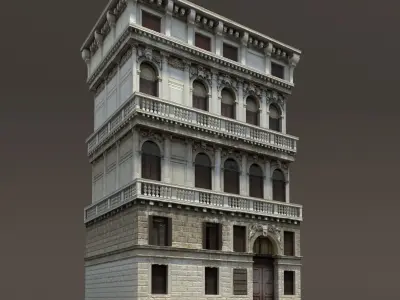 Aparmtnet House 162 Low-poly 3D model