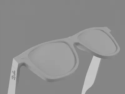 Ray-Ban New Wayfarer glasses 3D model