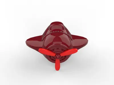 toy helicopter Low-poly 3D model