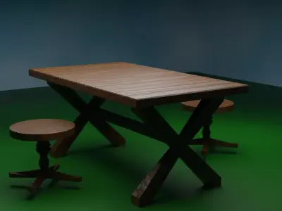 Tabel Chair 3D model