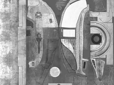 Helicopter 3D Beebop Concept 3D model