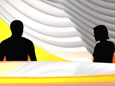 Virtual TV Studio 03 3D model