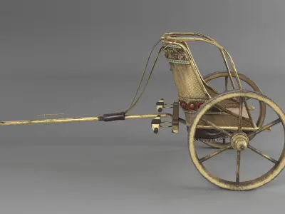 PHOTOREALISTIC EGYPT CHARIOT 3D model