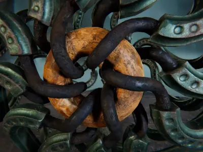 Ancient Artifacts 5 Package Low-poly 3D model