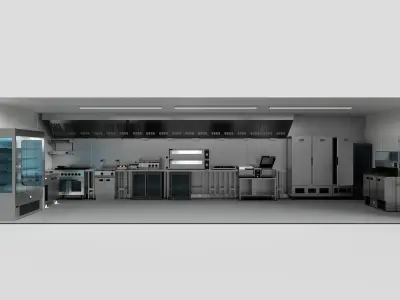 Commercial Kitchen Package 1 3D model