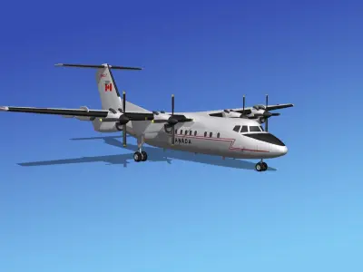 Dehavilland DHC-7 Canada 3D model
