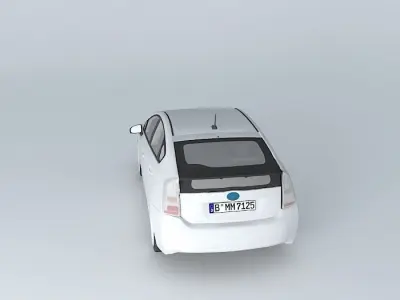 Toyota Prius XW30 2010 Free 3D model
