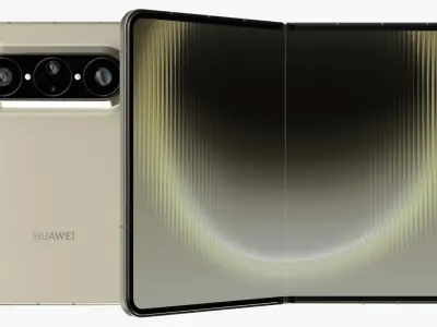 Huawei Pura X Max Olive Gold 3D model