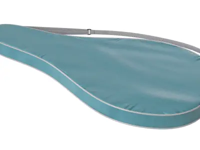 Tennis racket bag 3   Low-poly 3D model