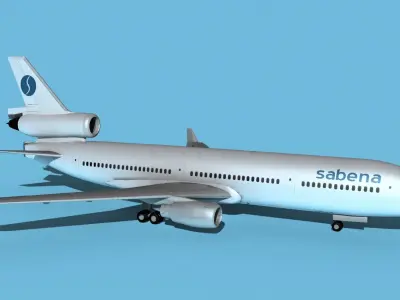 McDonnell Douglas MD-11 Sabena 3D model