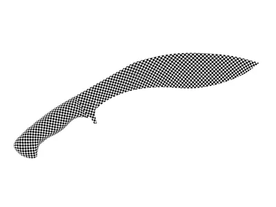 battle knife v13 3D model