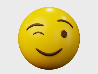 10 Emoticon Yellow Ball Pack Part 5 3D model