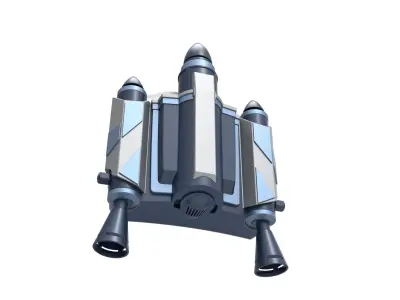 Jango Fett Jetpack from Star Wars Attack of the Clones 2002 3D print model