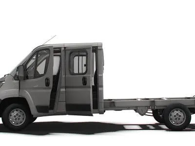 Peugeot Boxer Chassis Truck CrCab 4035WB HQInterior 2023 3D model