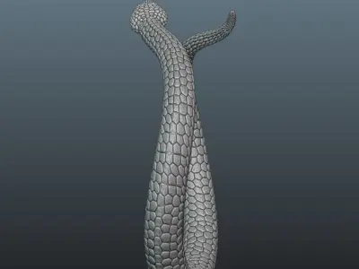 Snake Ring 3D print model