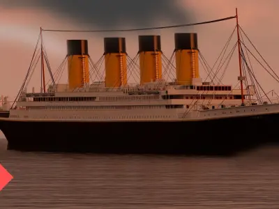 RMS Titanic 3D model