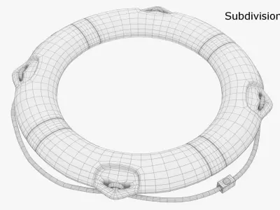 Life Buoy 3D model