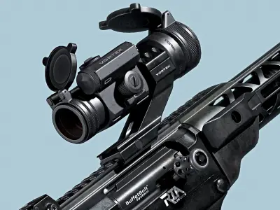 RIA VR80 shotgun Low-poly 3D model