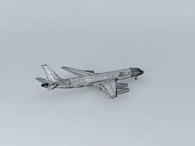 ATI DC 8 62HCF At LAX Free 3D model