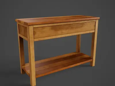 Furniture Console Table Country Low-poly 3D model