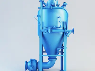 Densphase RA pump Low-poly 3D model