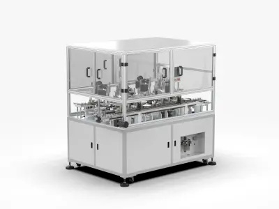 Automatic Pressure Sensitive Ring Machine 3D model