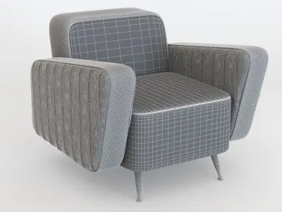 HARRISON ARMCHAIR 01 Free 3D model