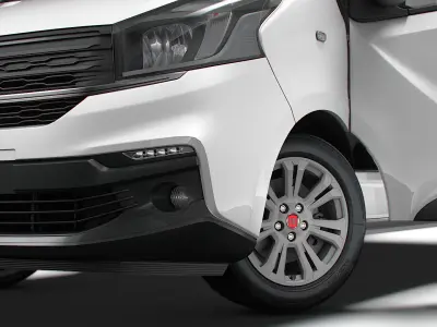 Fiat Talento Van L2H1 Tailgate HQInterior 2021 3D model