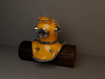 marin helmet 3D model