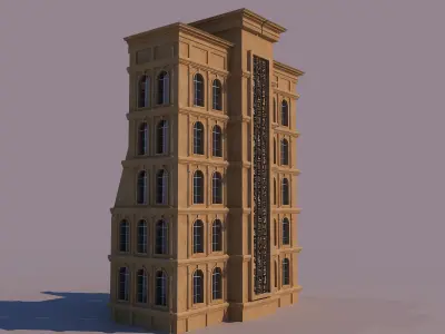 0209 - Building Facade 3D model