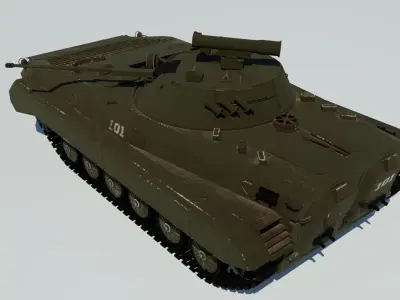 BMP-2 Low-poly 3D model