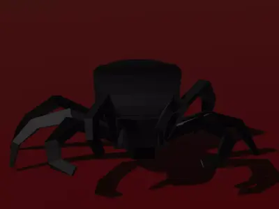 Spider Low-poly 3D model
