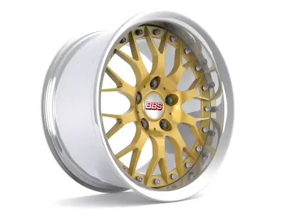 BBS 42 Style Wheels 3D model