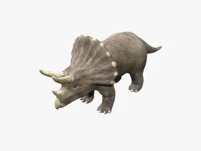 Triceratops Low-poly 3D model