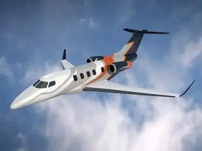 Embraer Phenom 300 business jet 3D model