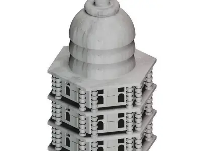 Marble Castle 3D model