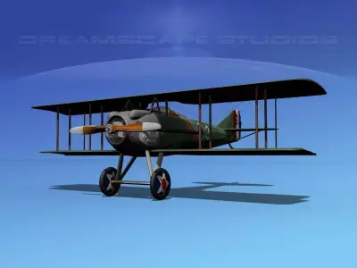 SPAD SXIII V07 3D model