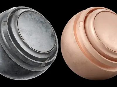 Metal Smart Materials vol 02 3D model