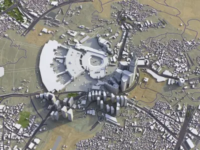 Mecca Low-poly 3D model