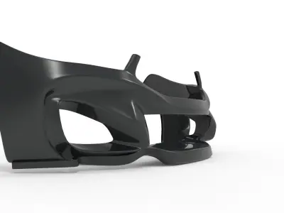 bumpers tuning auto vehicle 3D model