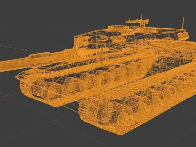 LEOPARD 2A7 Free 3D model