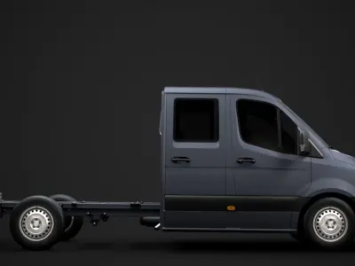 Mercedes Sprinter Chassis Crew Cab L2 FWD 2020 3D model
