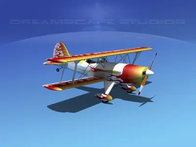 Acro Sport I Biplane 3D model