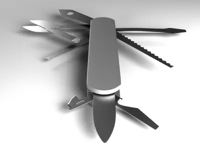 Knife Multifunction 3D model
