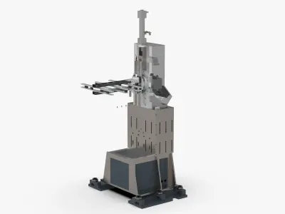 Manipulator with 180 Degree Turning Table 3D model