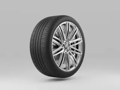 Bentley Continental GT Speed 2015 Wheel 3D model
